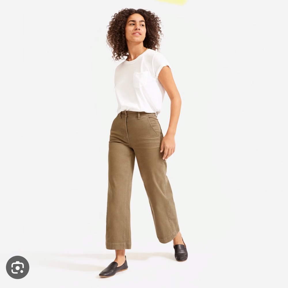 Everlane wide leg crop pant. Size 16 🛍️
